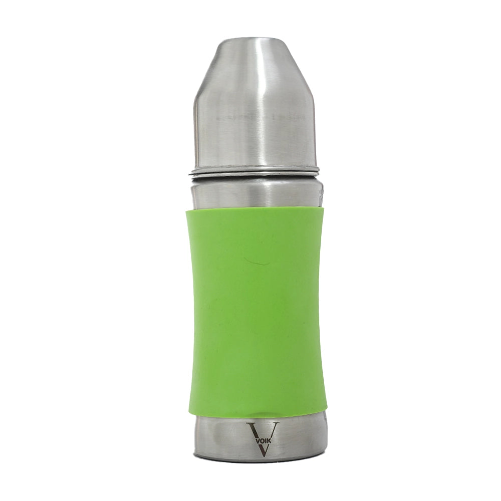 VOIK Stainless Vega Wide Mouth Baby Feeding Milk Bottle 240ml-Green